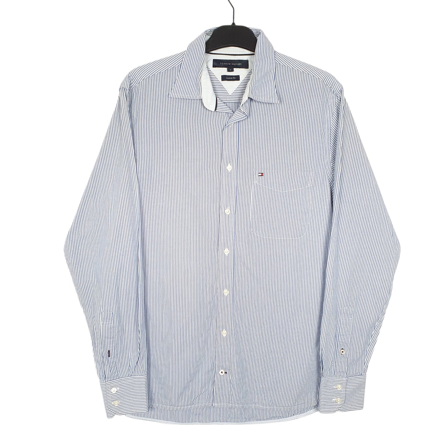 Mens Blue Tommy Hilfiger  Long Sleeve Shirt