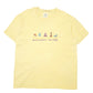 Mens Yellow Anvil Single Stitch Vintage 90s Made In USA Mackinac Island Short Sleeve T Shirt