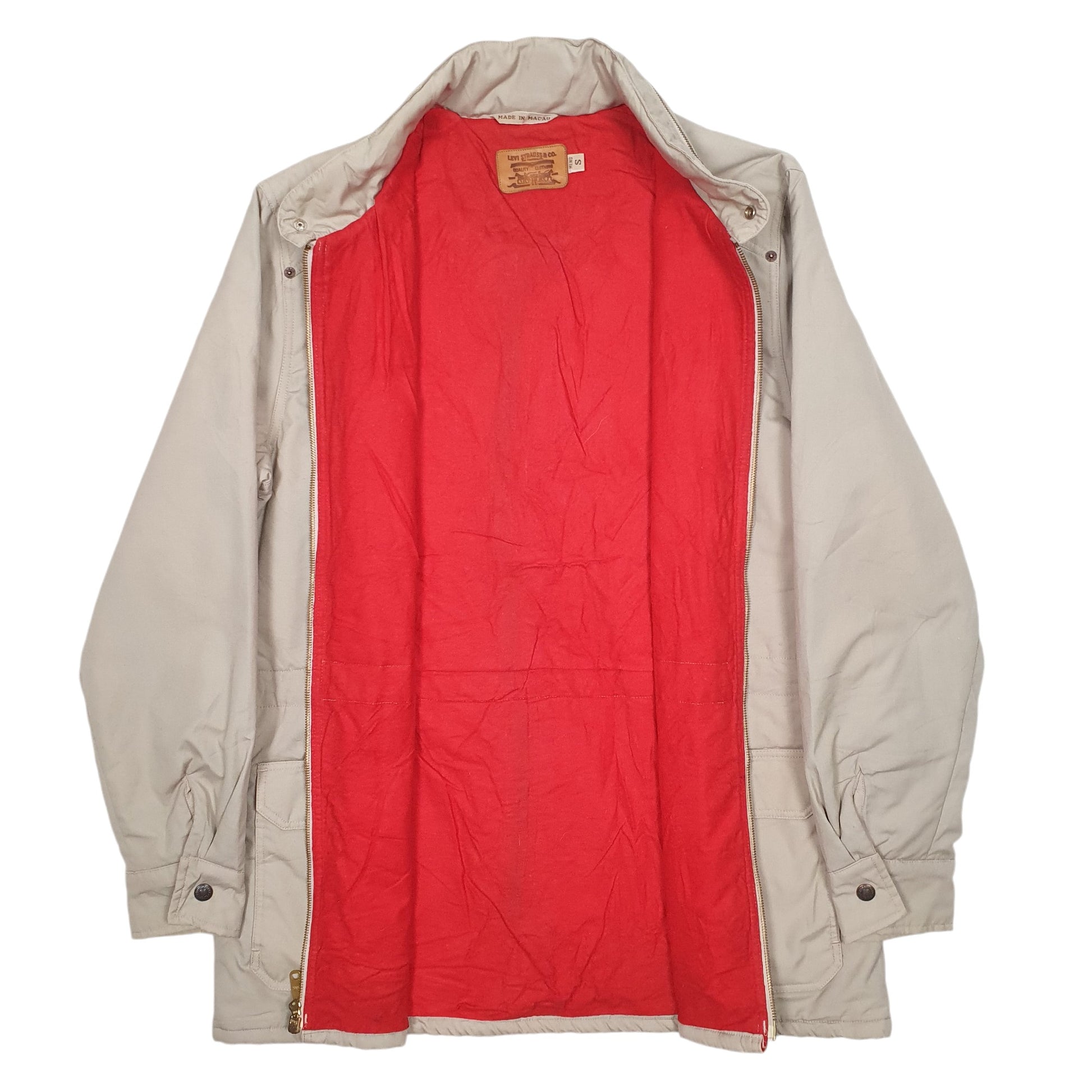 Mens Beige Levis   Coat