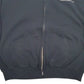 Mens Black Gildan  Full Zip Jumper