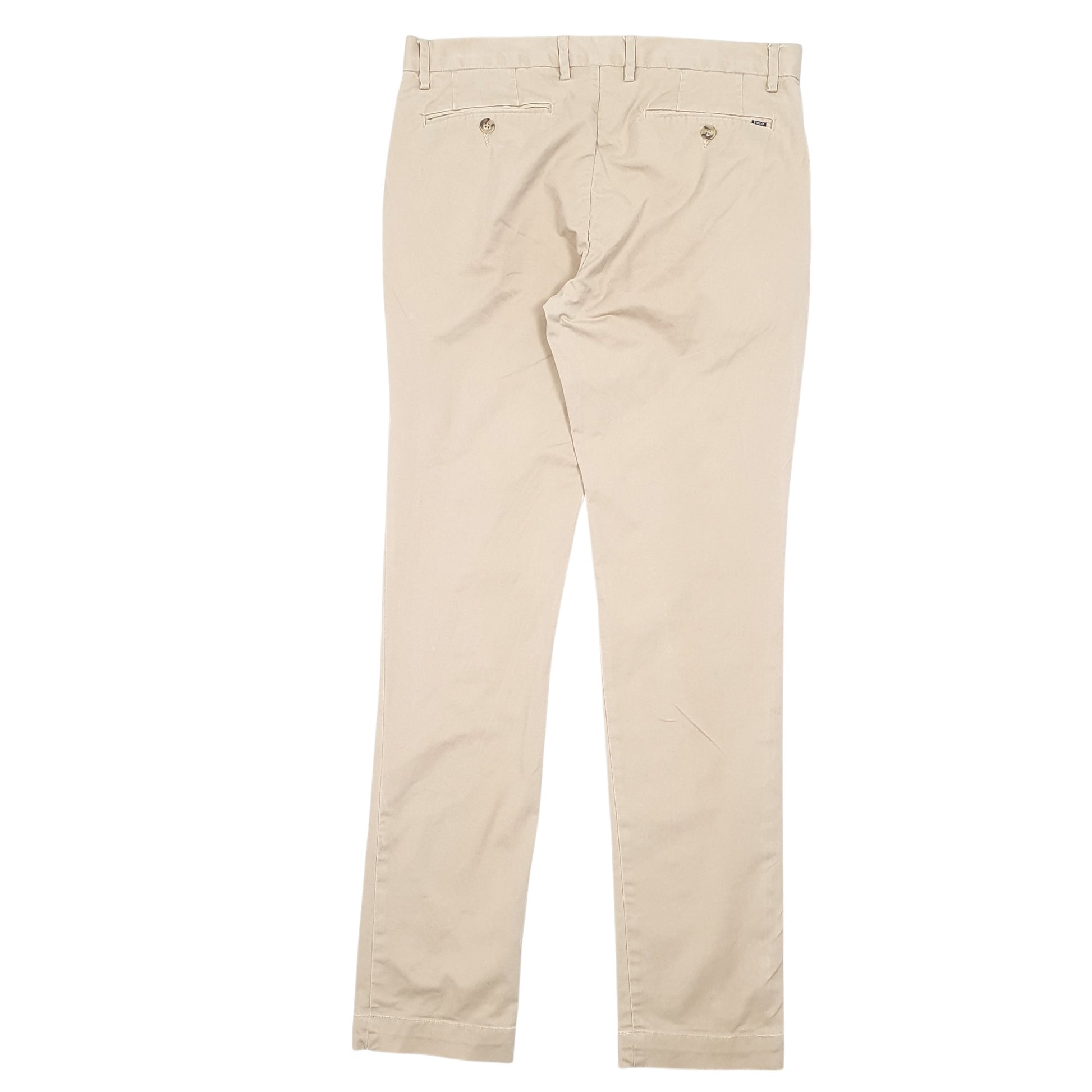Mens Beige Polo Ralph Lauren Stretch Chino Trousers