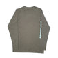 Mens Khaki Patagonia Responsible Tee Spellout Long Sleeve T Shirt