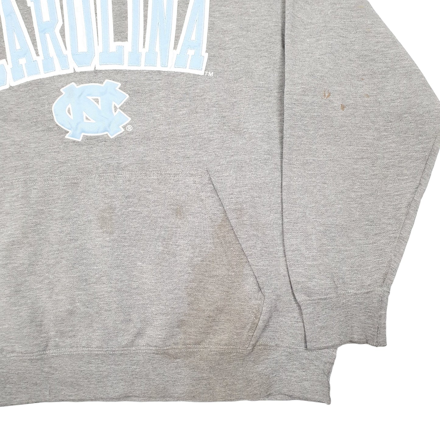 Mens Grey C5 Northern Carolina Tar Heels Basketball USA Hoodie Jumper