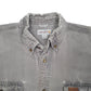 Mens Grey Carhartt Workwear Heavy Long Sleeve Shirt