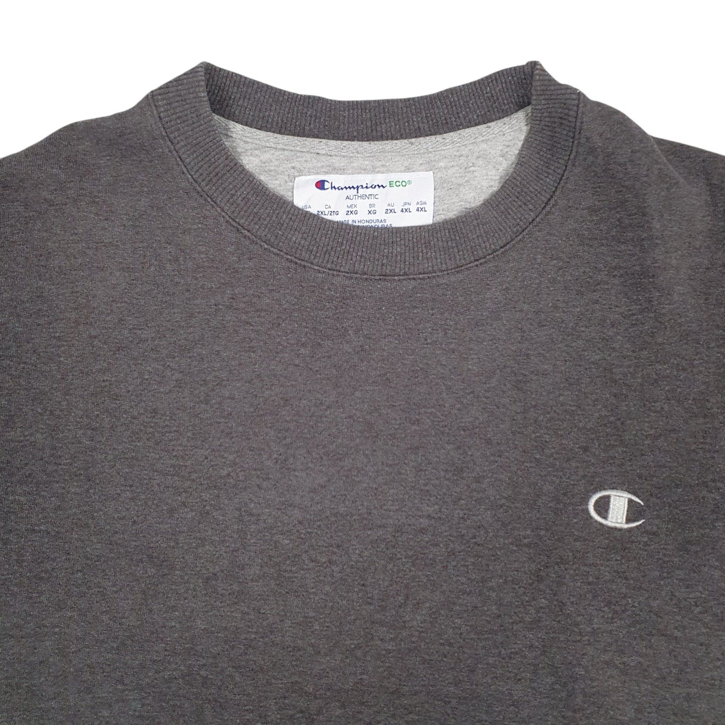 Mens Grey Champion  Crewneck Jumper