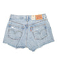 Womens Blue Levis 501 Jorts Hot Pants Distressed BNWT Denim Shorts