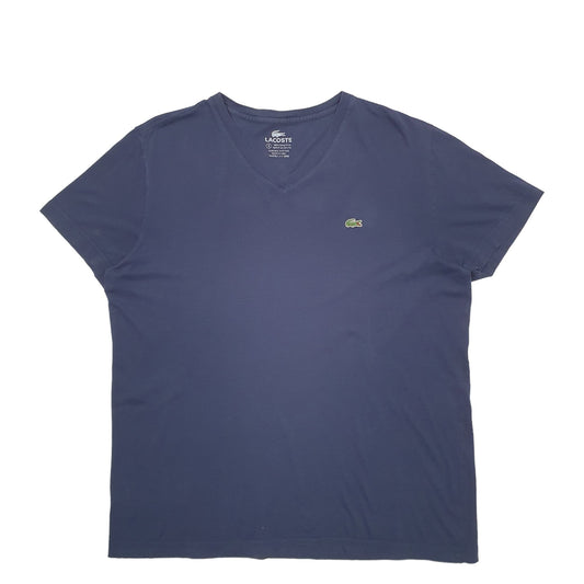 Mens Navy Lacoste  Short Sleeve T Shirt