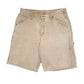 Mens Beige Lee Dungaree Jorts Vintage 1990s Carpenter Shorts