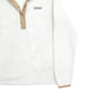 Womens Cream Columbia  Quarter Zip Jumper