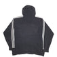 Mens Black Adidas Spellout Hoodie Jumper