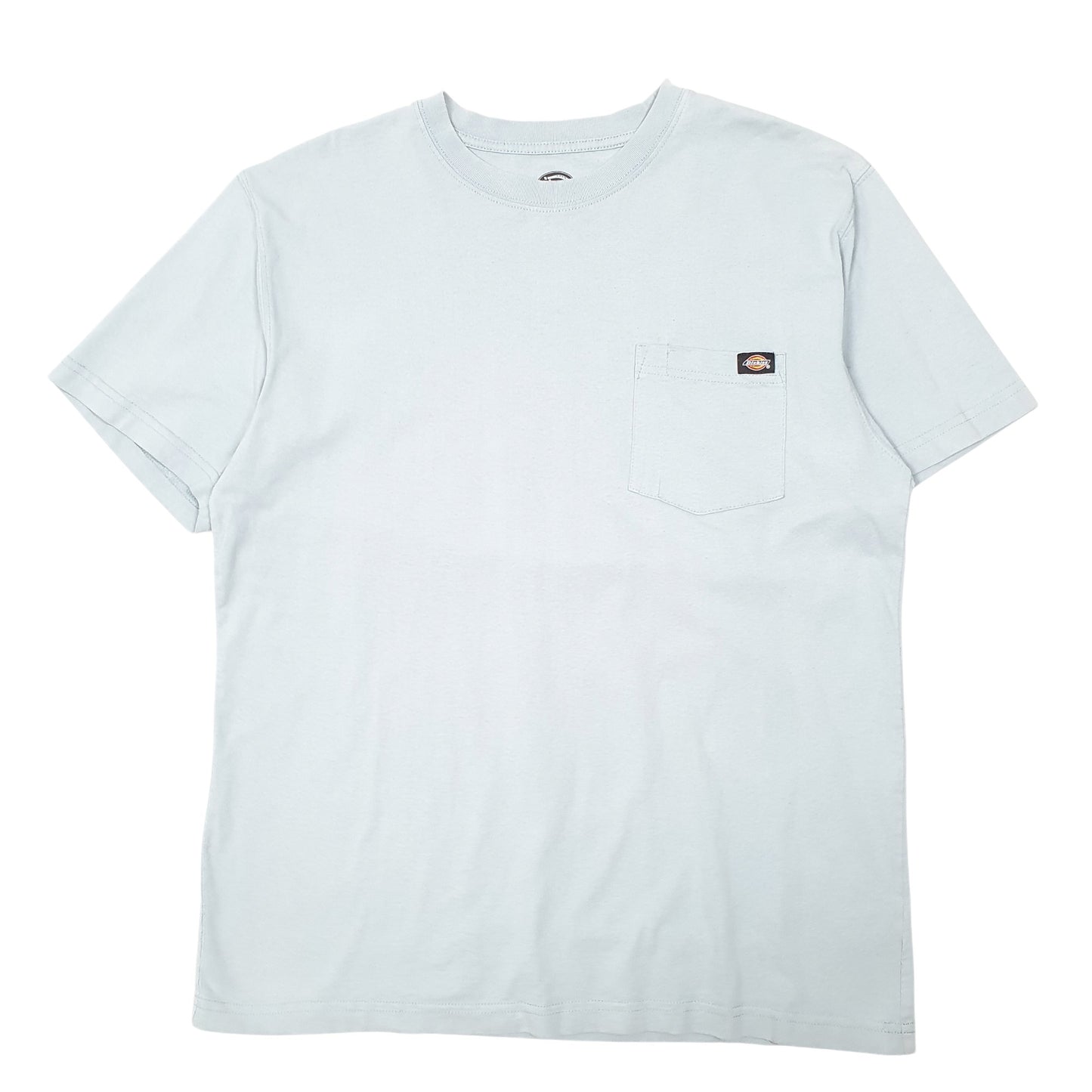 Mens Blue Dickies Pocket Workwear Short Sleeve T Shirt