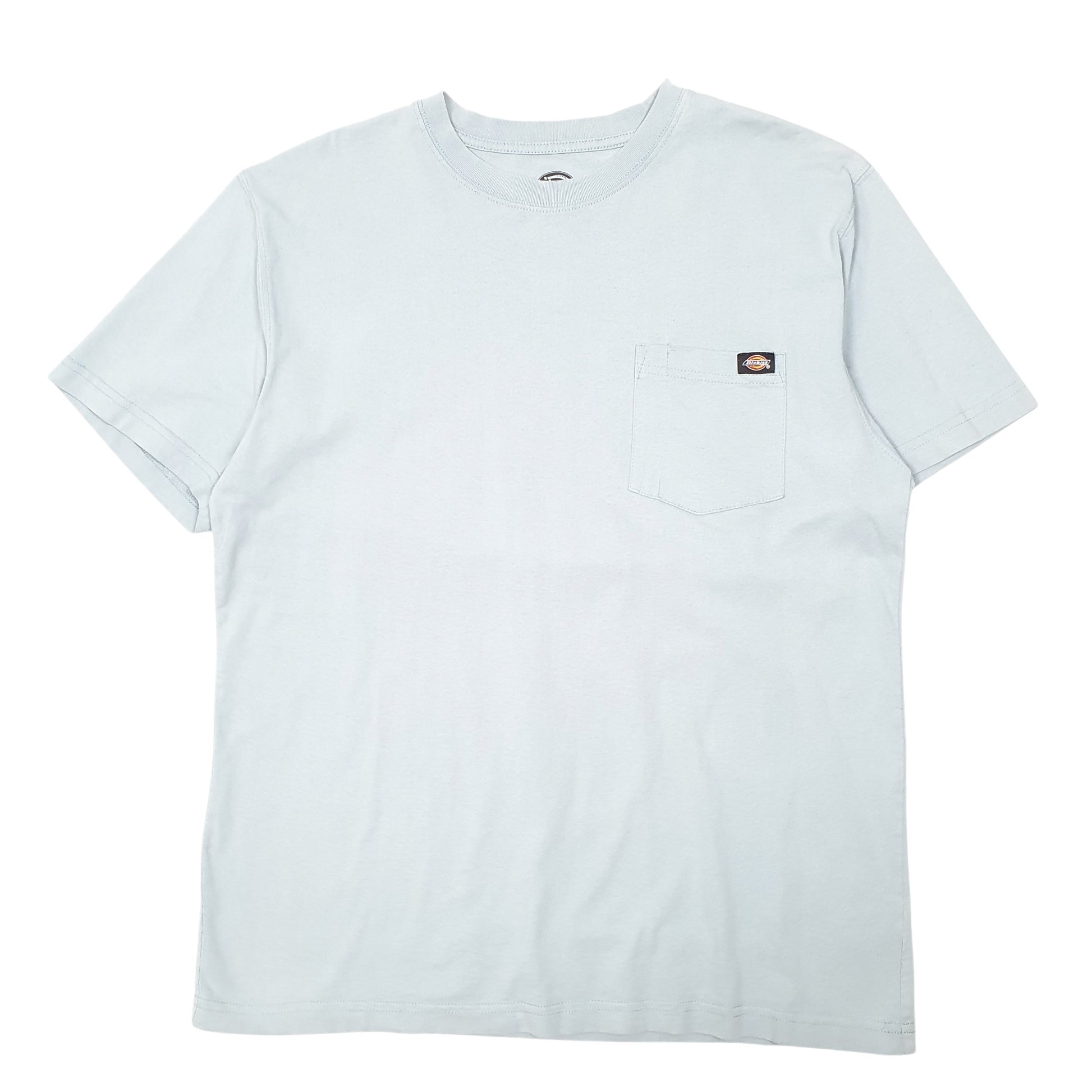 Mens Blue Dickies Pocket Workwear Short Sleeve T Shirt