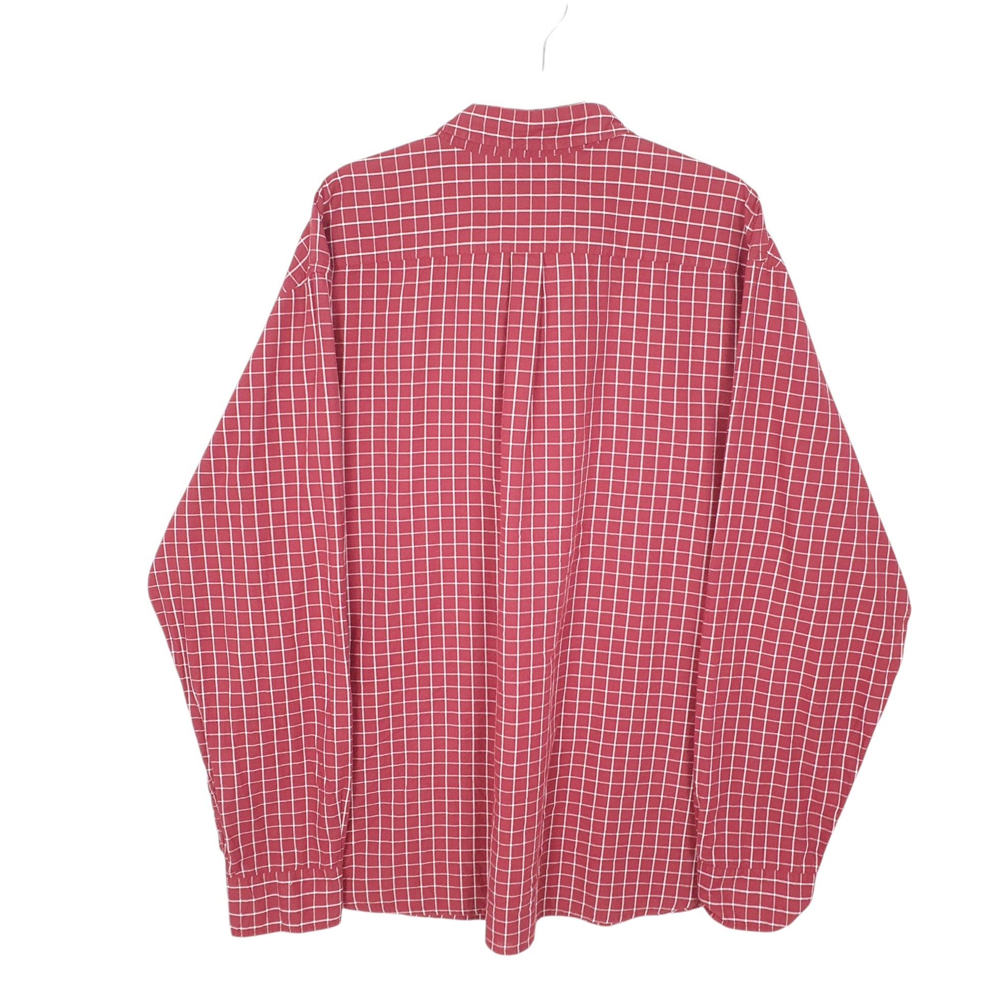 Mens Red Dockers  Long Sleeve Shirt