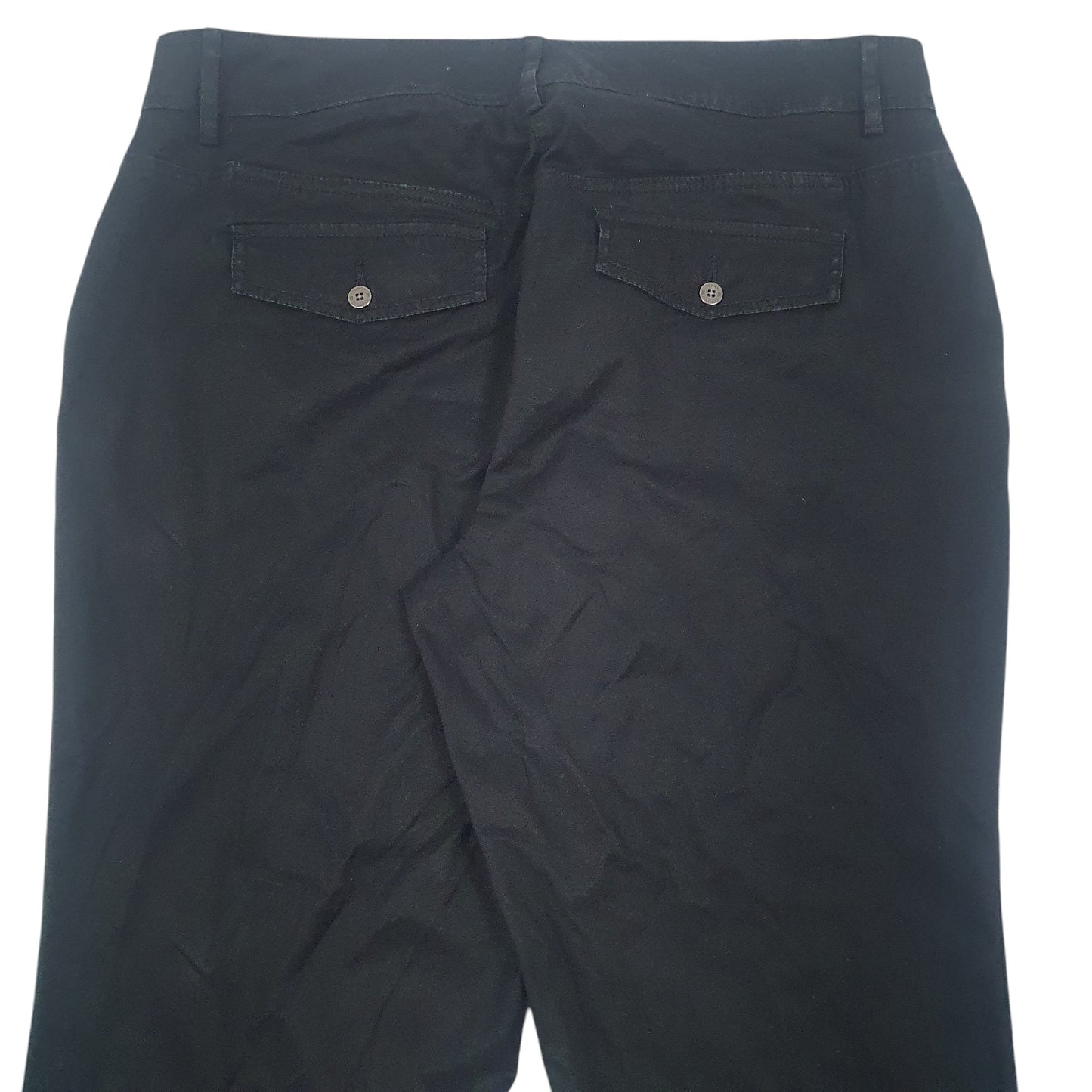 Womens Black Tommy Hilfiger  Chino Trousers