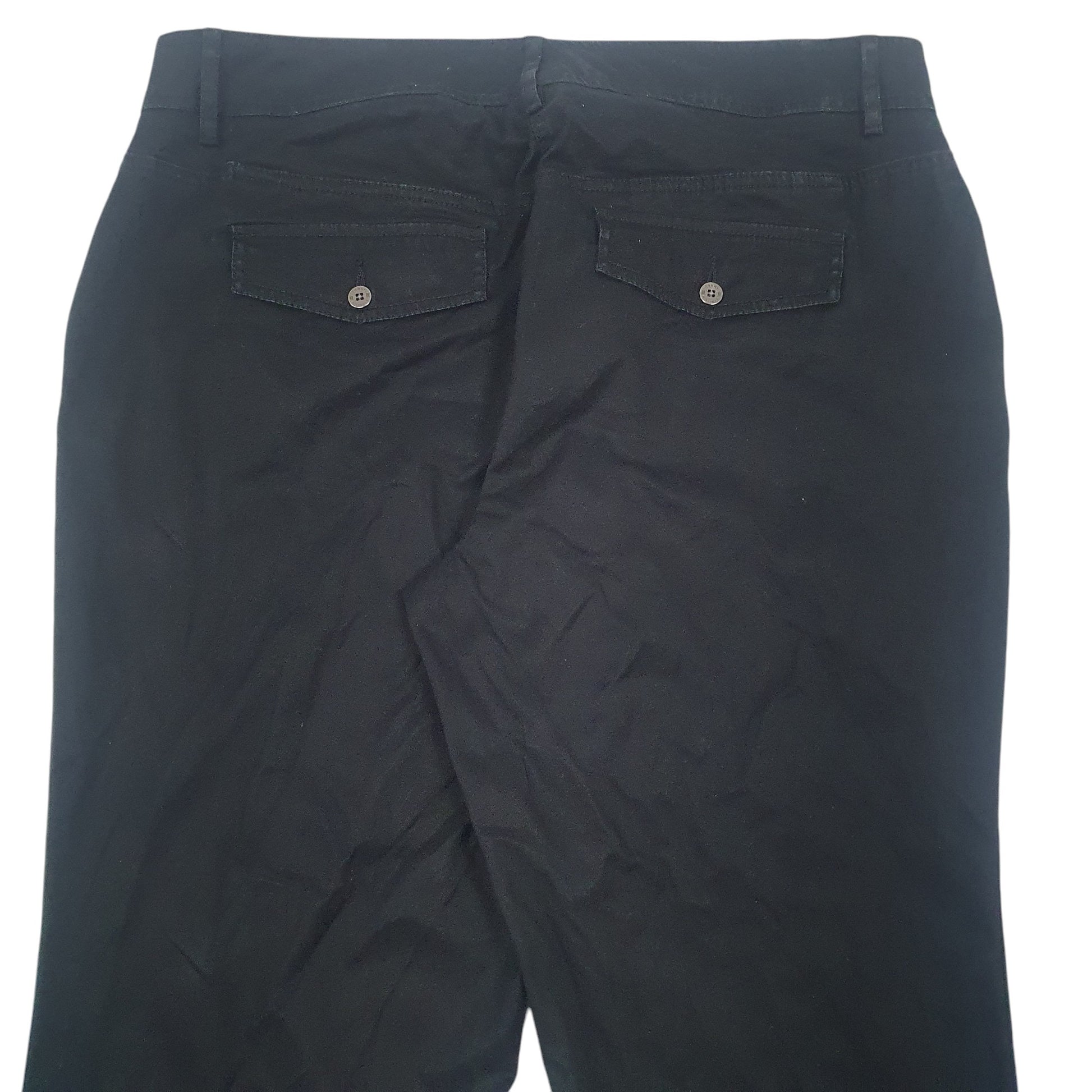 Womens Black Tommy Hilfiger  Chino Trousers