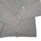 Mens Grey Starter Hoodie Pro 80 Heavyweight Full Zip Jumper