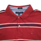 Mens Red Tommy Hilfiger  Short Sleeve Polo Shirt
