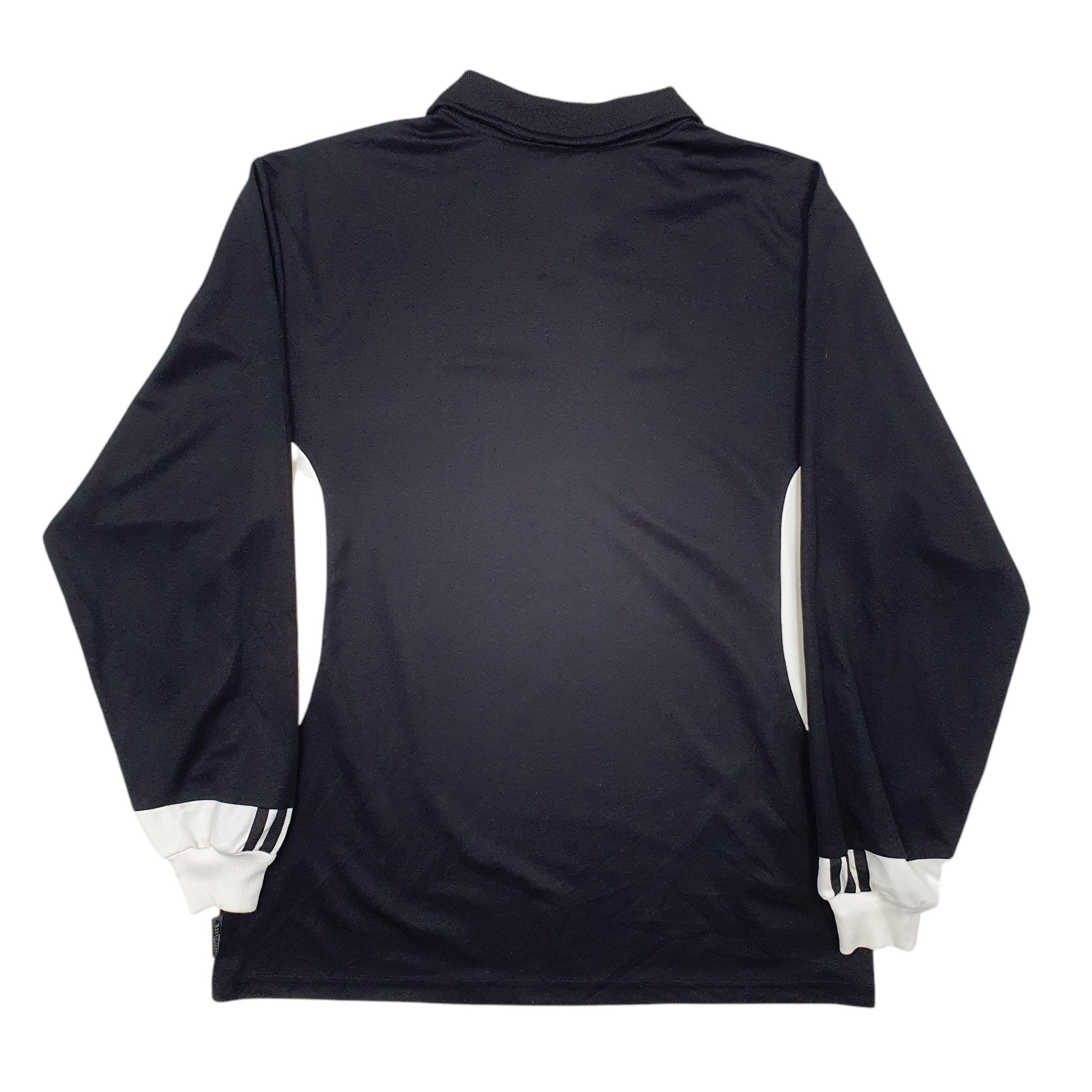 Mens Black Adidas Vintage Climalite Long Sleeve T Shirt