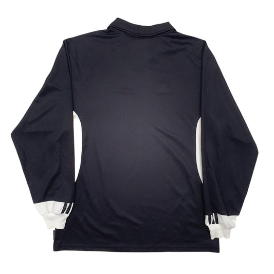 Mens Black Adidas Vintage Climalite Long Sleeve T Shirt