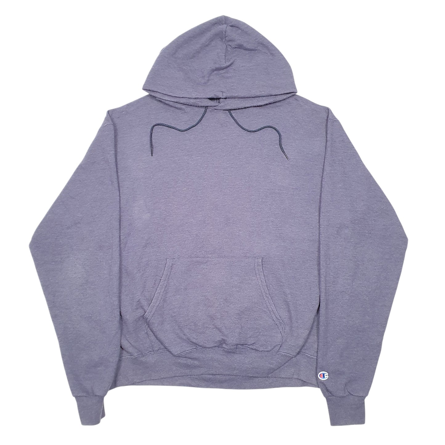 Mens Blue Champion Eagle Ridge Construction Rochester Hoodie Jumper