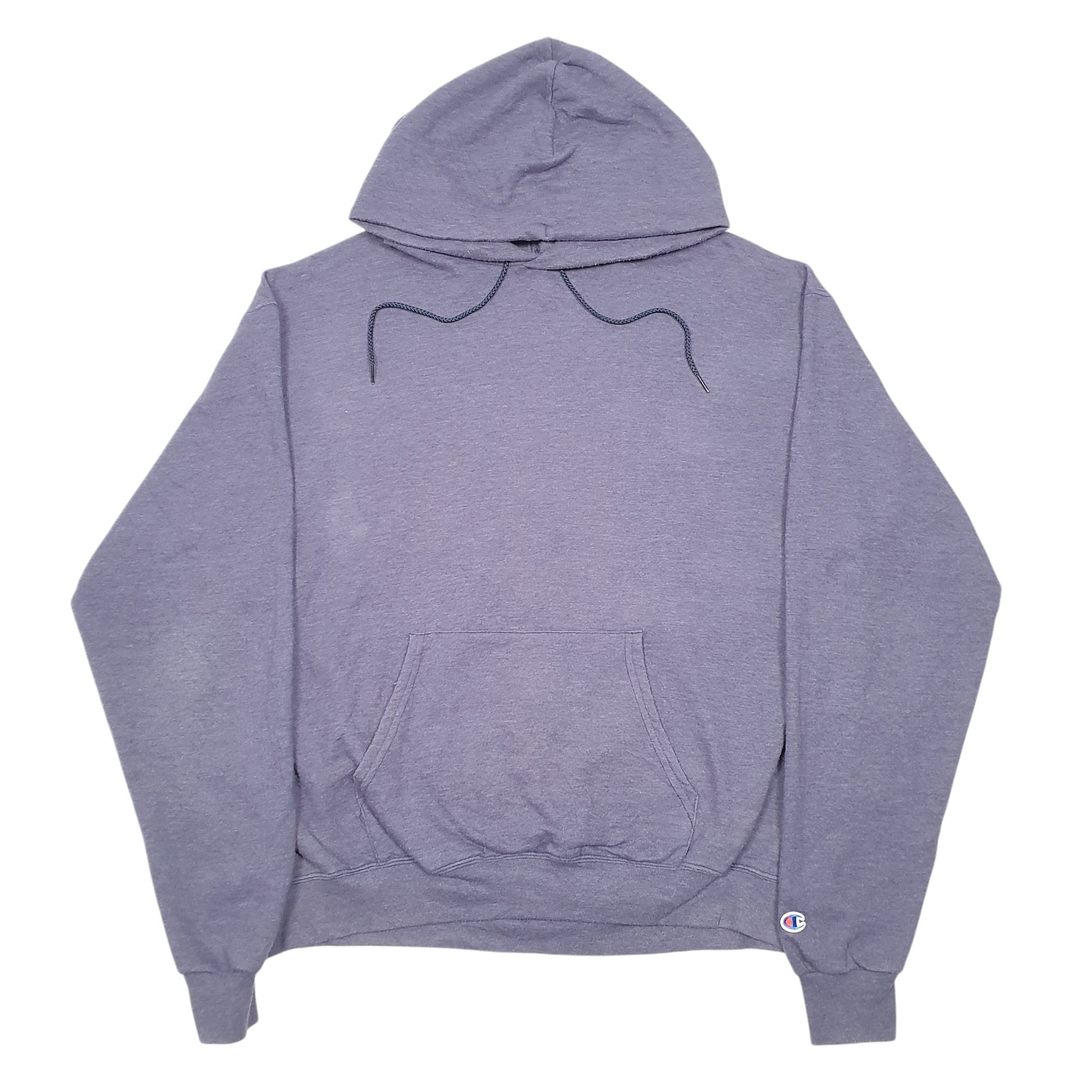 Mens Blue Champion Eagle Ridge Construction Rochester Hoodie Jumper