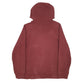 Mens Burgundy The North Face Spellout Hoodie Jumper