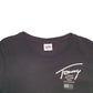 Womens Black Tommy Hilfiger Spellout Short Sleeve T Shirt