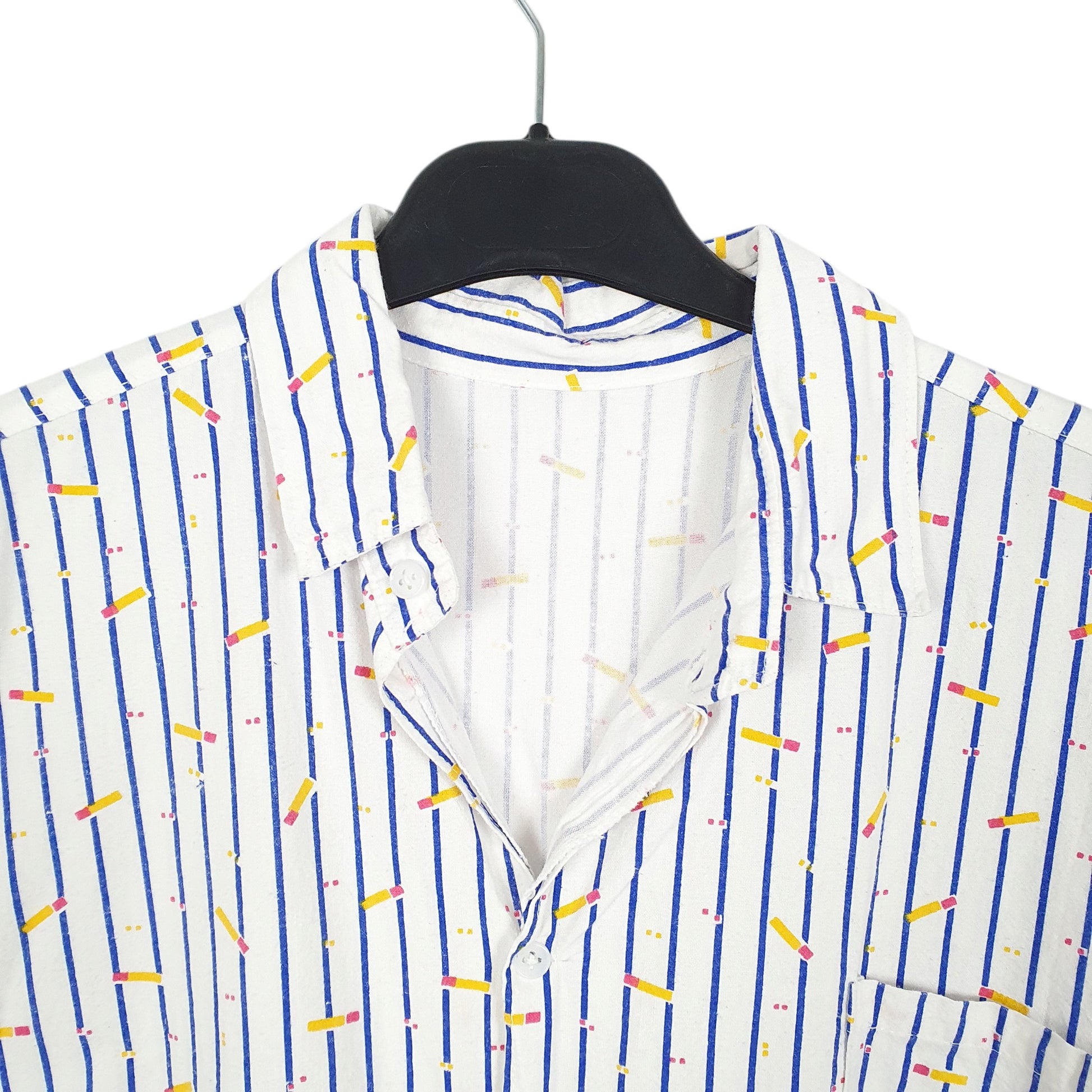 Mens White Unbranded  Short Sleeve Shirt