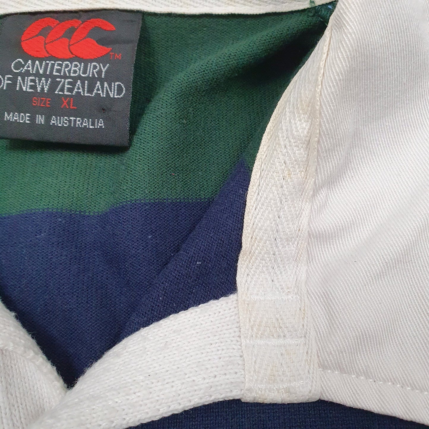 Mens Green Canterbury  Long Sleeve Polo Shirt