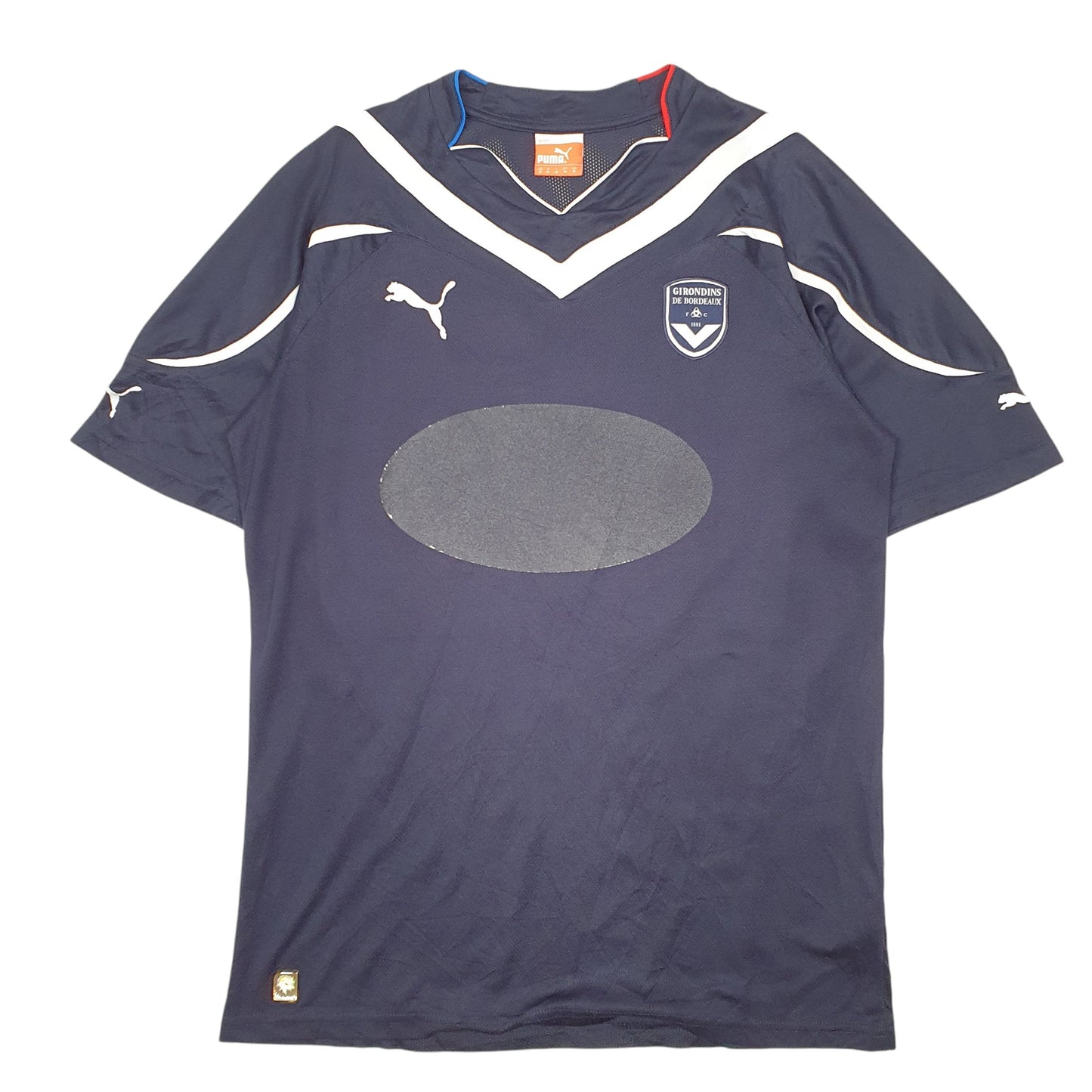Mens Navy Puma Girondins De Bordeaux Football Club Short Sleeve T Shirt