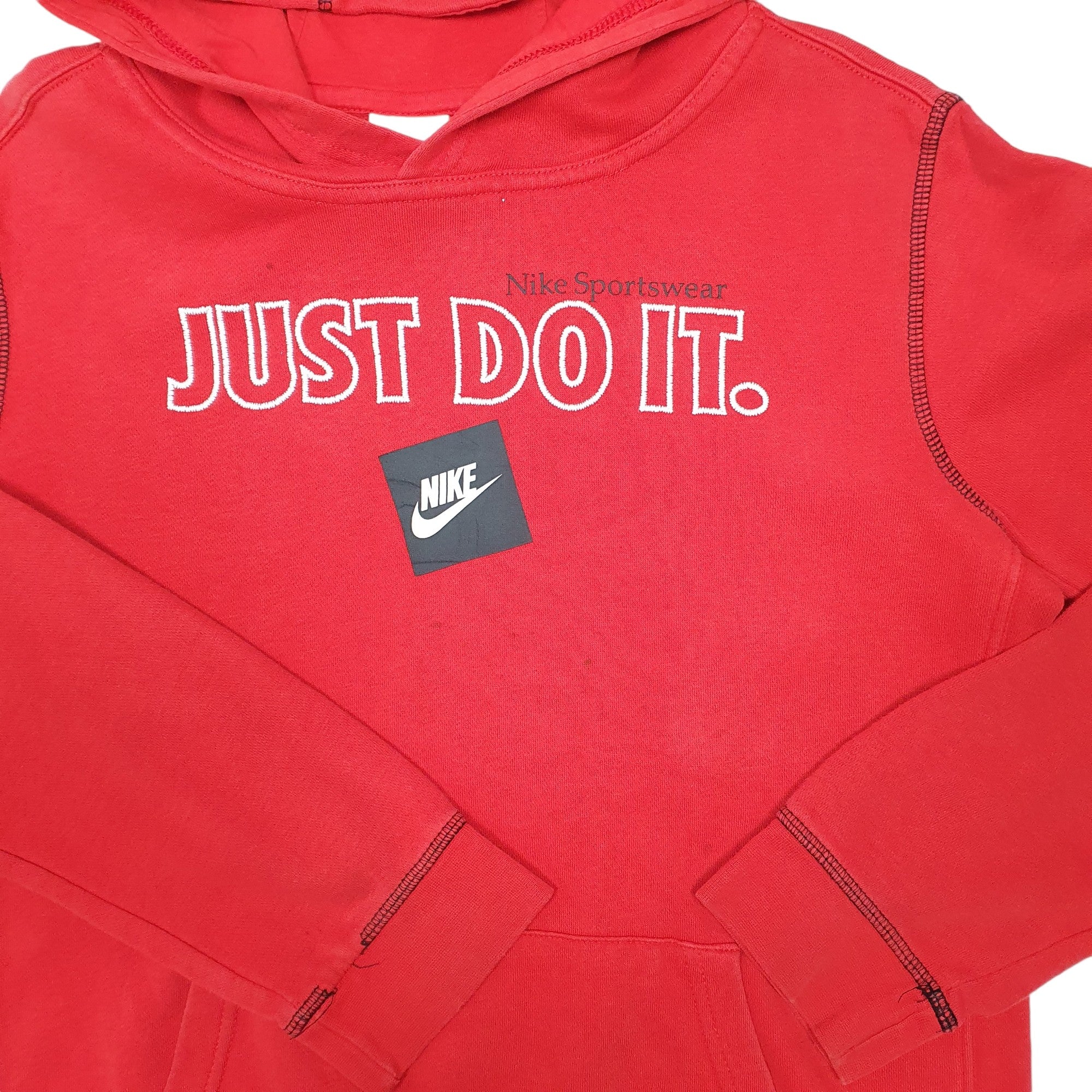 red nike pullover women's