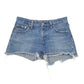 Womens Blue Levis 501 Jorts Hot Pants Denim Shorts