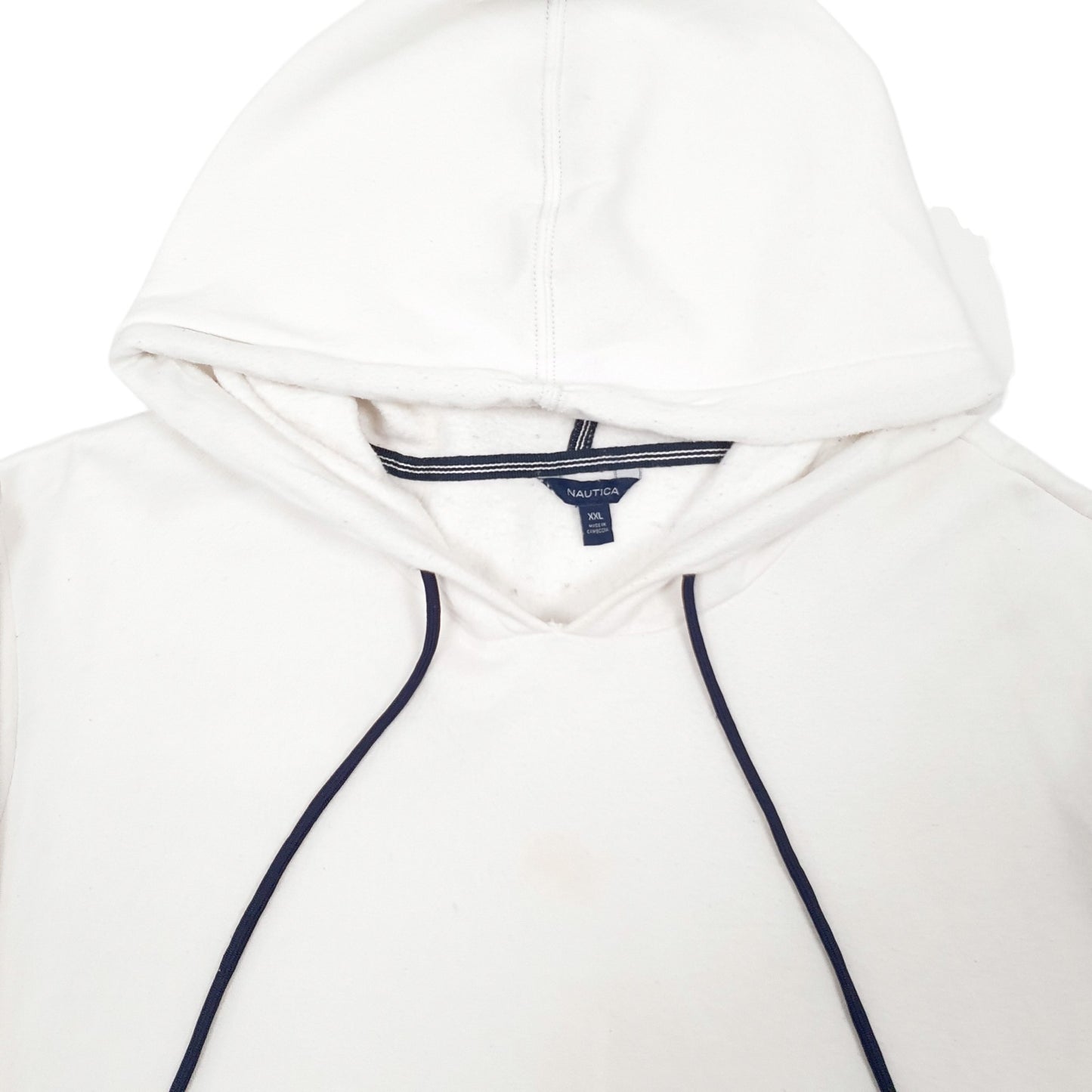 Mens White Nautica  Hoodie Jumper