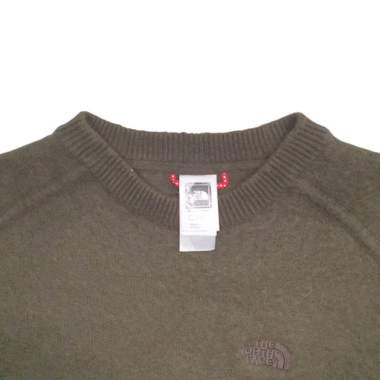 Womens Khaki The North Face  Crewneck Jumper