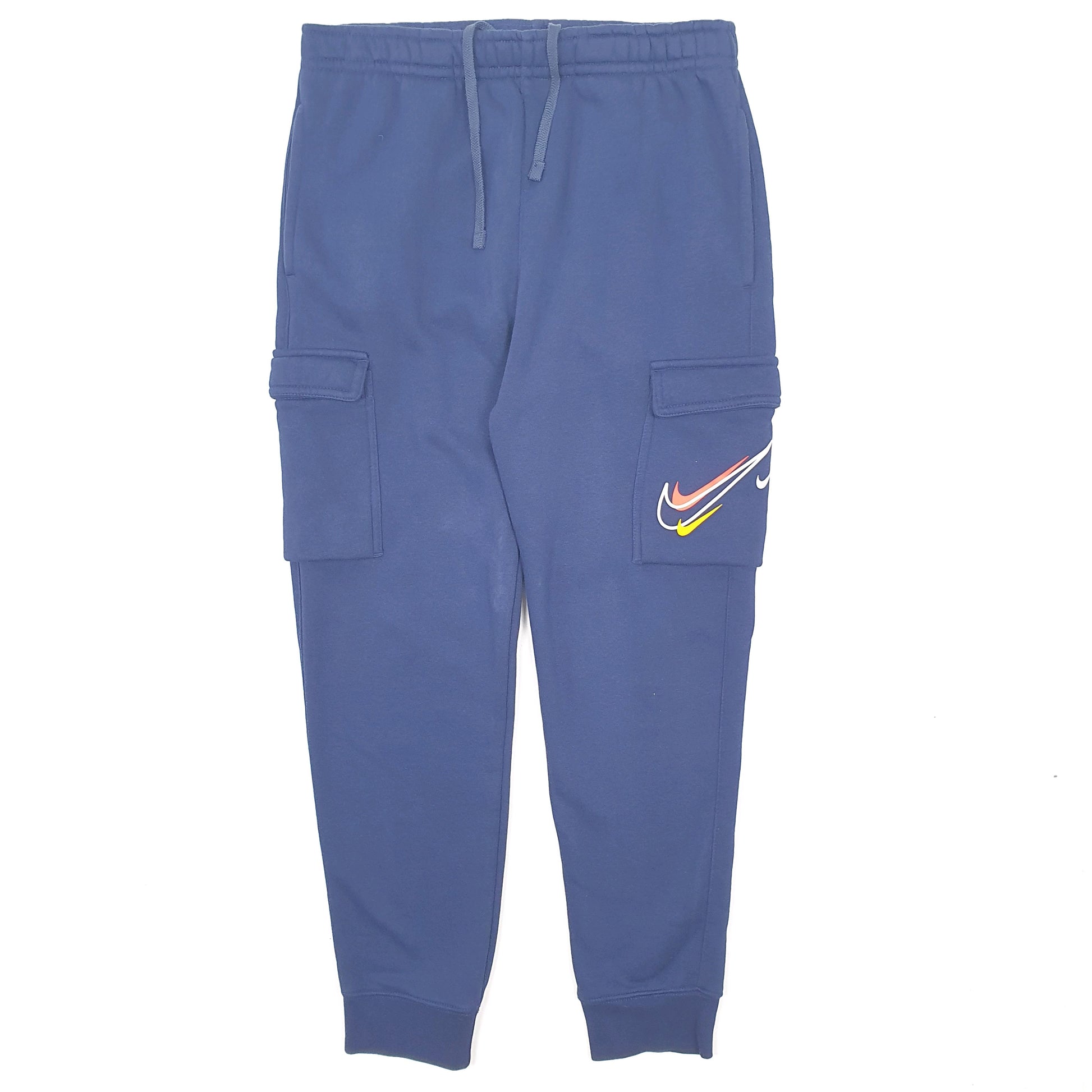 Mens Navy Nike Cargo Slim Jogger Trousers