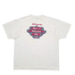 Mens White Oneita Single Stitch Vintage 90s Short Sleeve T Shirt