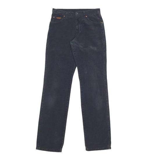 Mens Black Wrangler  Corduroy Trousers