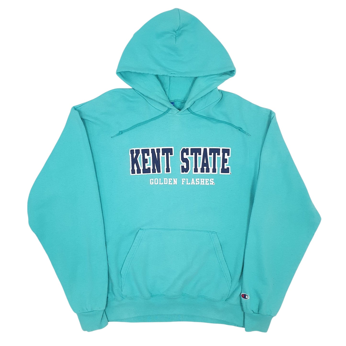 Mens Blue Champion Kent State Golden Flashes Hoodie Jumper