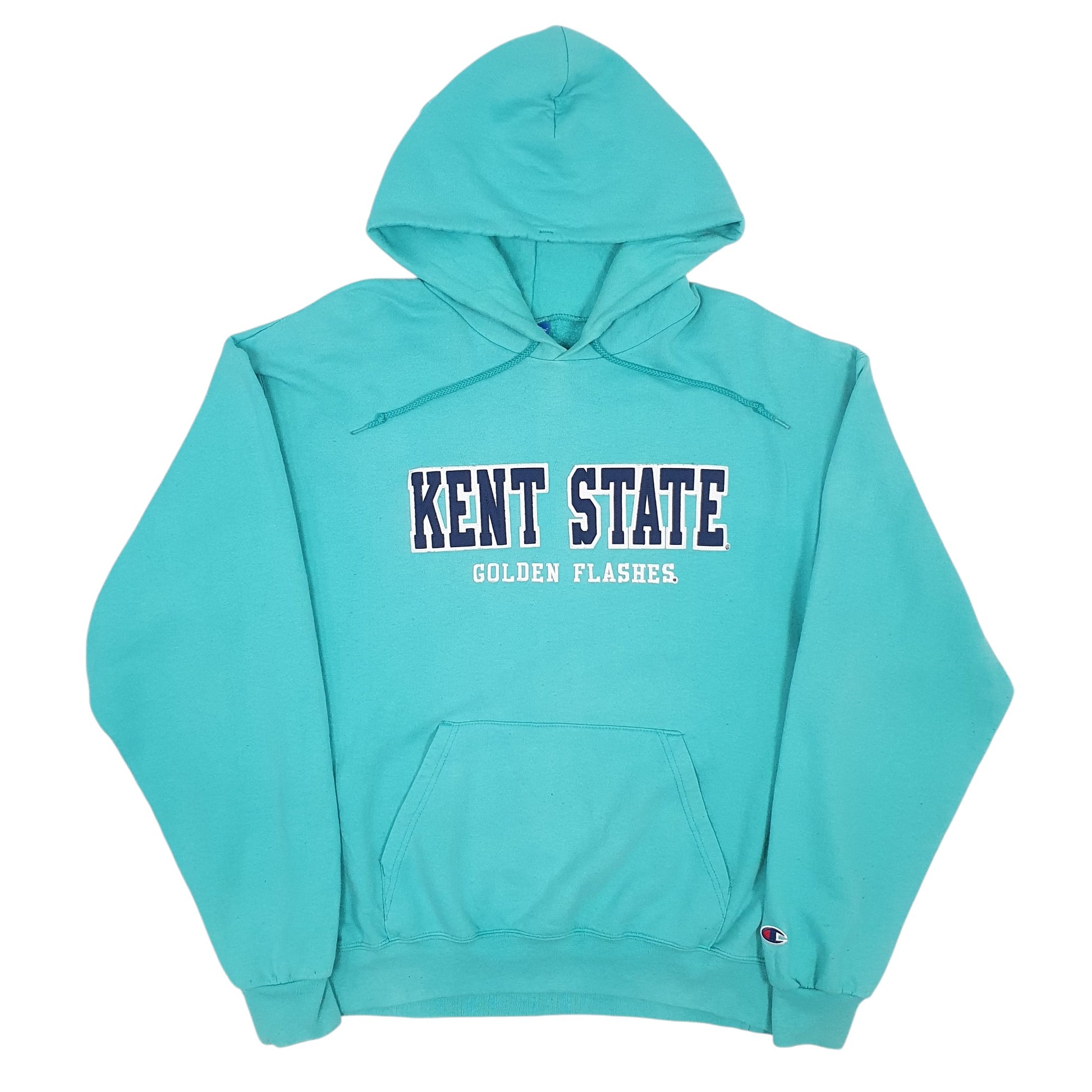 Mens Blue Champion Kent State Golden Flashes Hoodie Jumper
