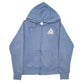 Womens Blue Reebok Hoodie Full Zip Jumper