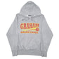Mens Grey Nike Graham Basketball USA Spellout Hoodie Jumper