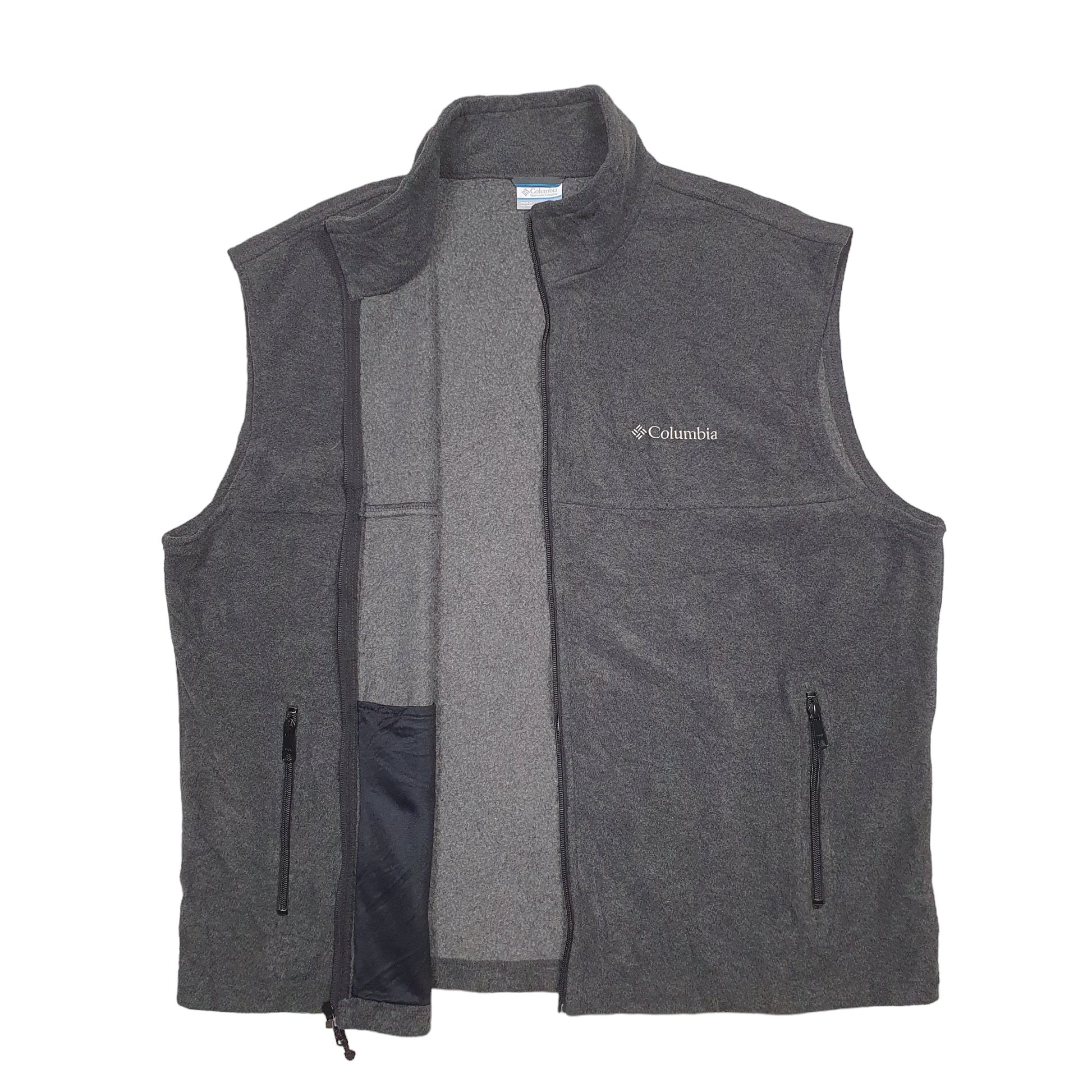 Mens Grey Columbia Get Gilet Jumper