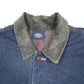 Mens Blue Dickies Workwear Denim Barn Blanket Lined  Coat