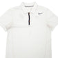 Mens White Nike  Short Sleeve Polo Shirt