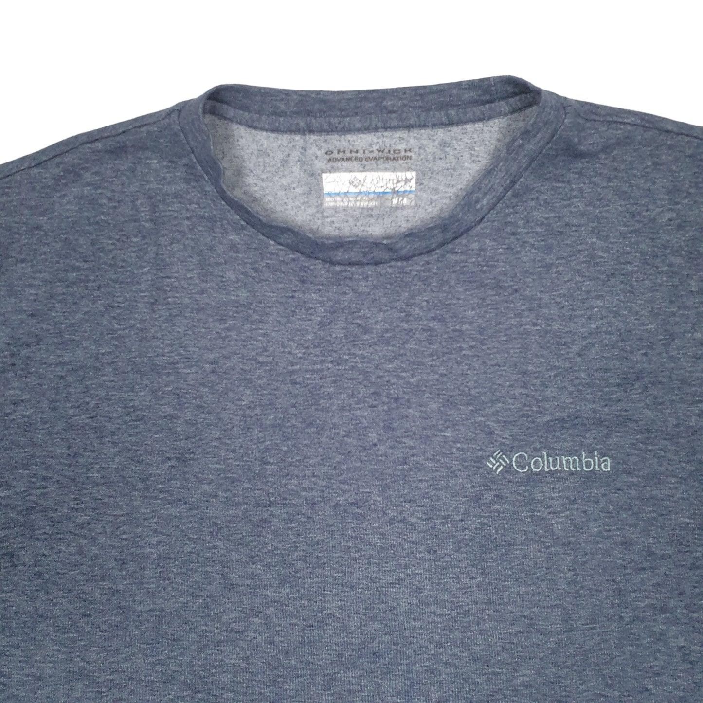 Mens Grey Columbia Sportswear  Short Sleeve T Shirt