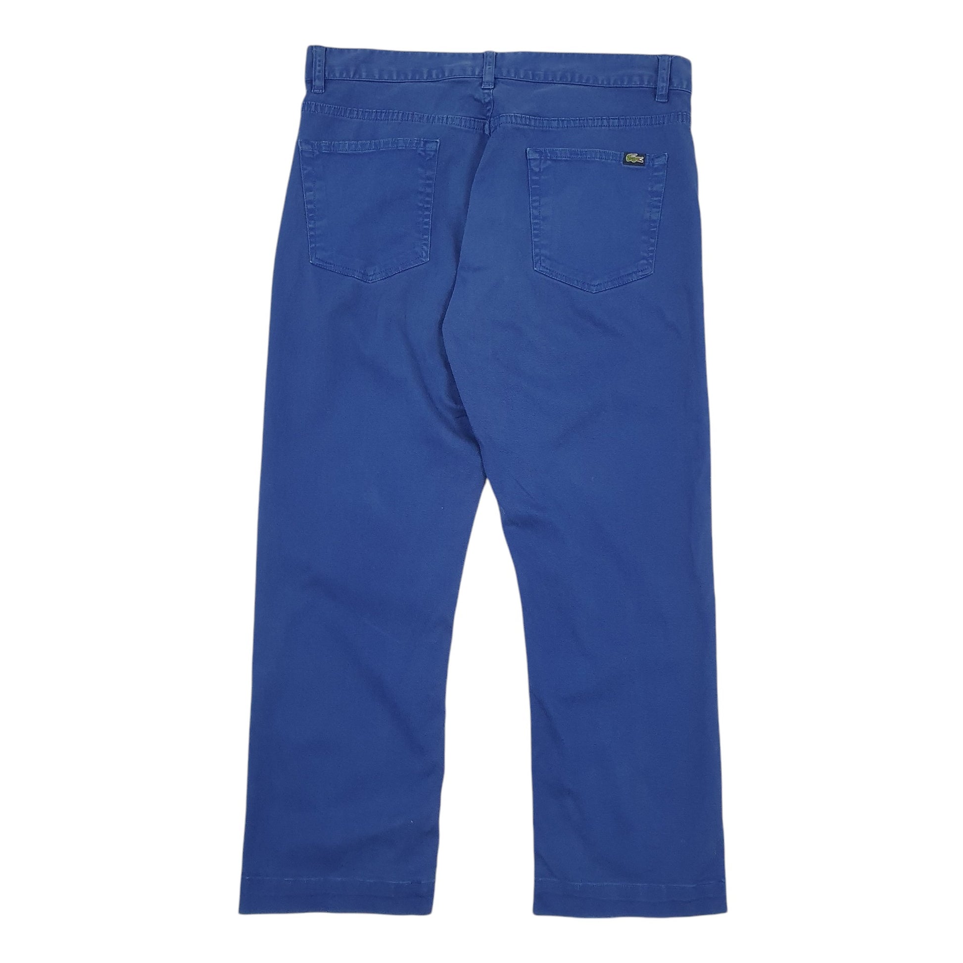 Mens Blue Lacoste  Chino Trousers