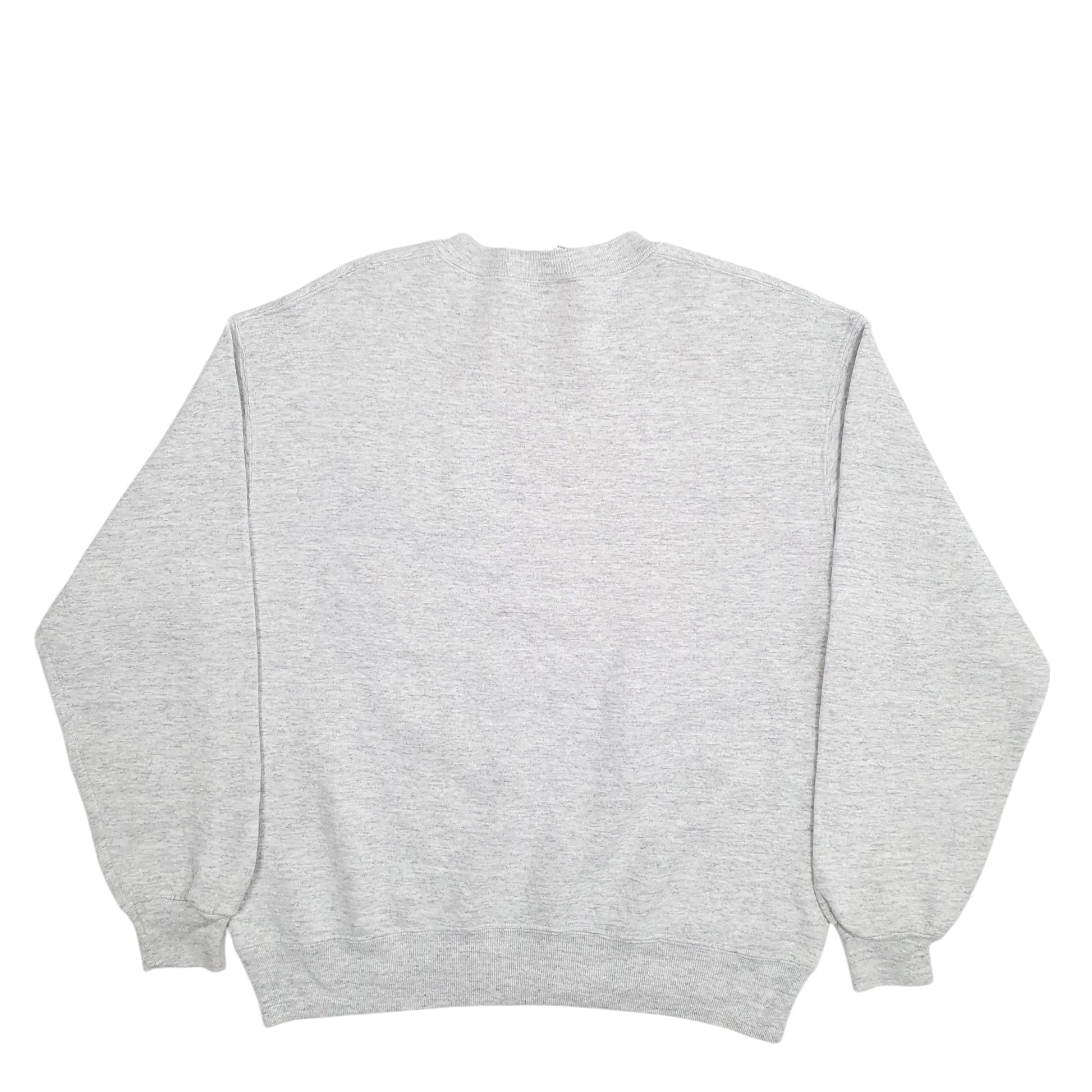 Mens Grey Russell Athletic Made In USA Duke Spellout Crewneck Jumper