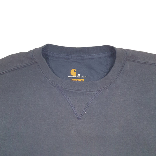 Mens Navy Carhartt  Crewneck Jumper