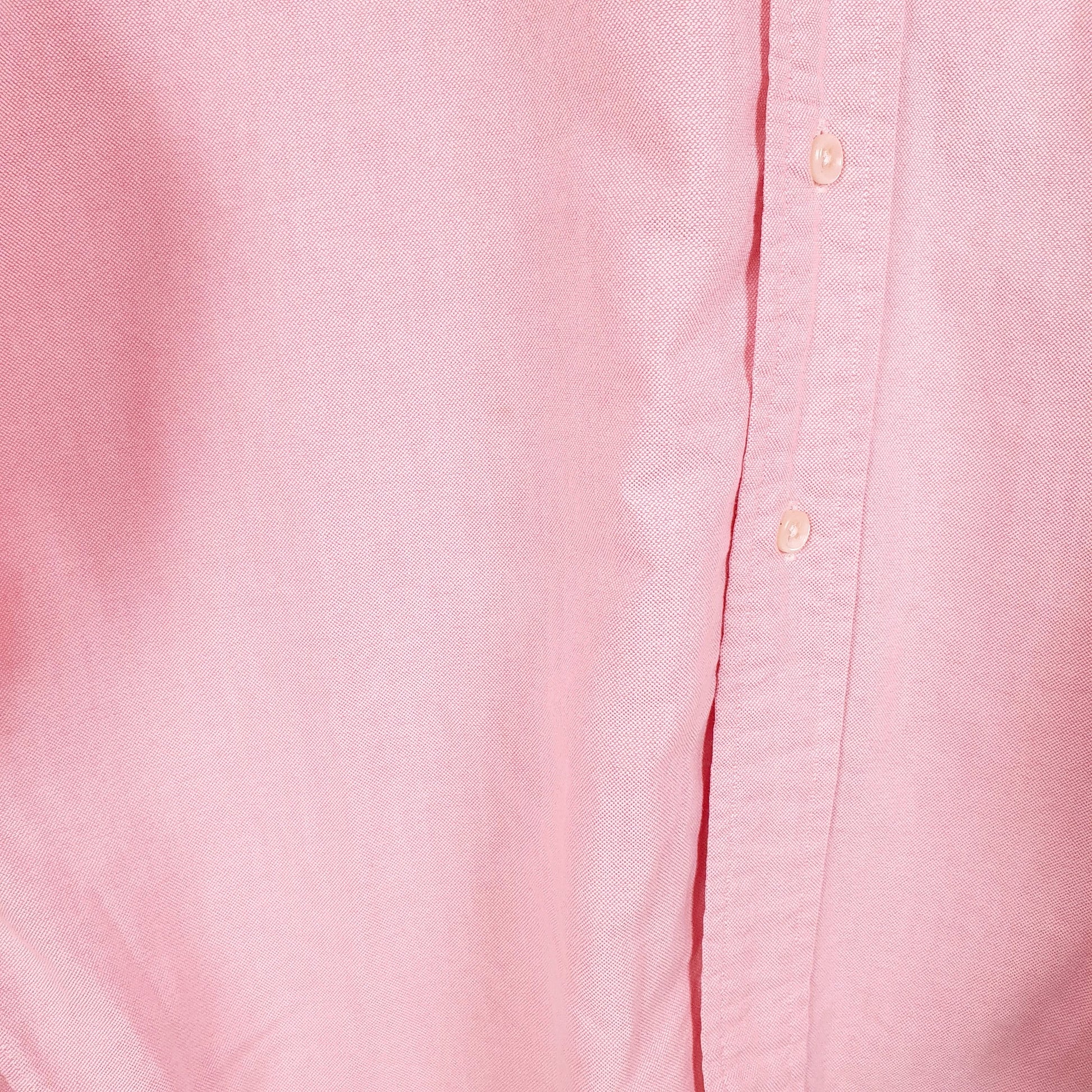 Mens Pink Polo Ralph Lauren Oxford Long Sleeve Shirt
