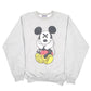 Mens Grey Hanes Mickey X Mouse Graffiti Crewneck Jumper